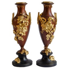 Antique A Pair of Art Nouveau Amphorae