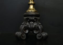 Pareja de perros de fuego Art Nouveau