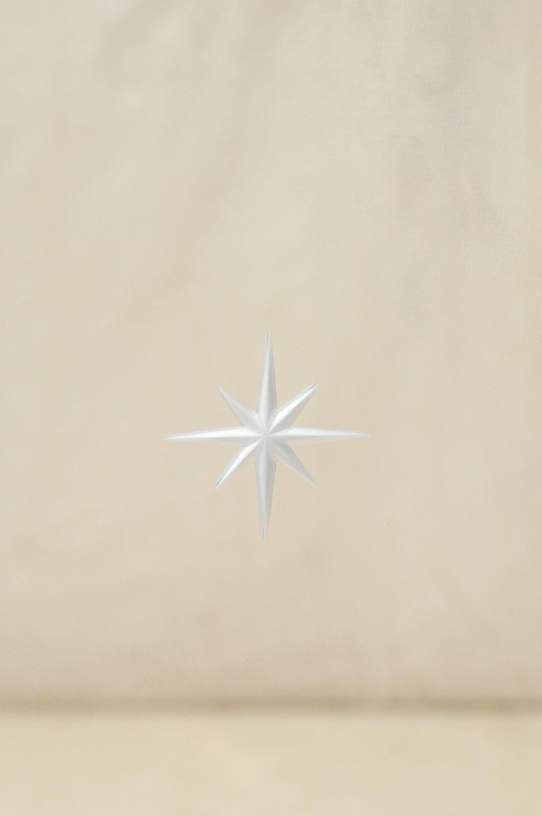 A Pair of Artisan Hand-Crafted Silver Églomisé Starburst Mirrors, 4 Ft Tall 3