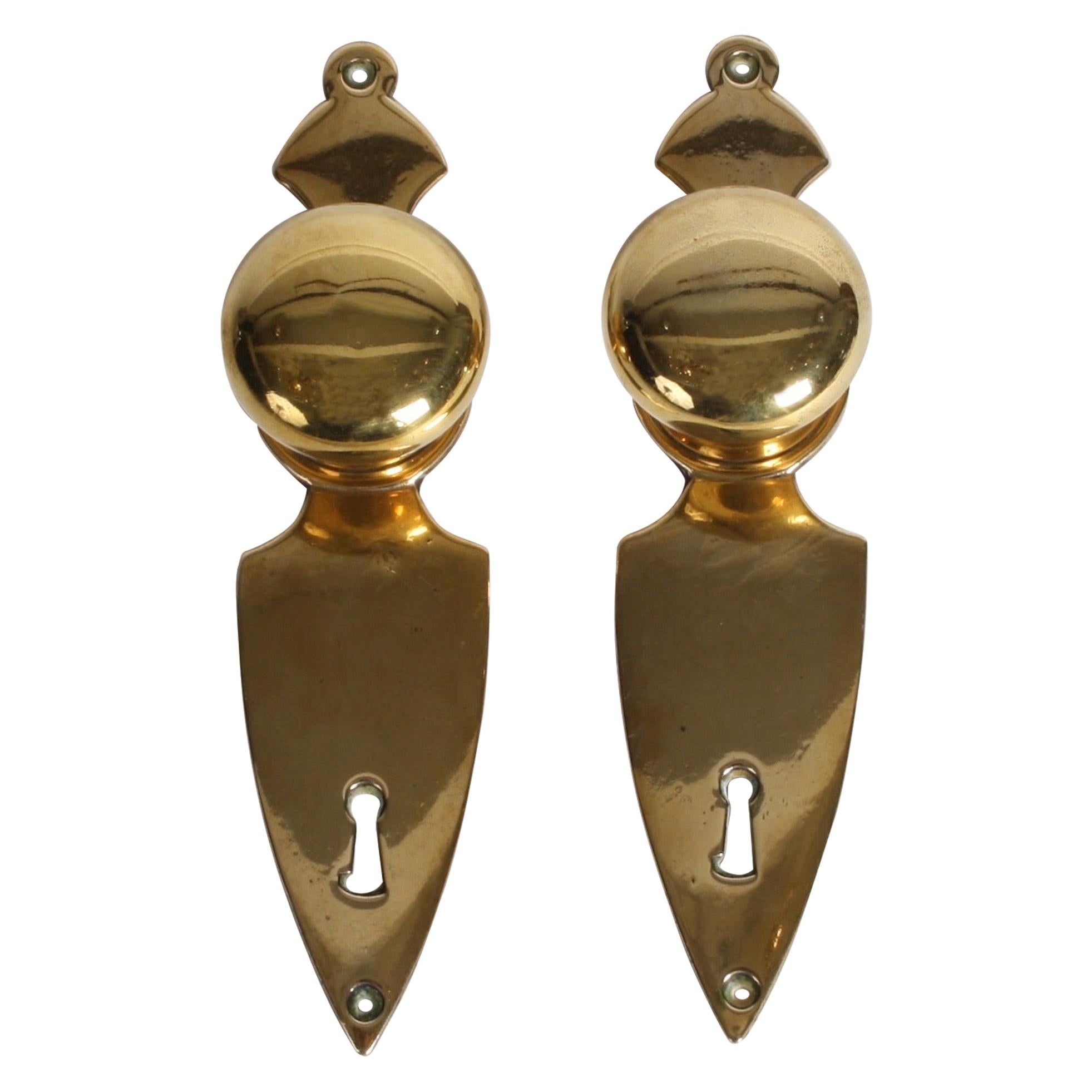 Pair of Arts and Crafts Door Knobs For Sale at 1stDibs