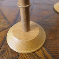 A Pair of Arts and Crafts Golden Oak Hat Stands Shop Display