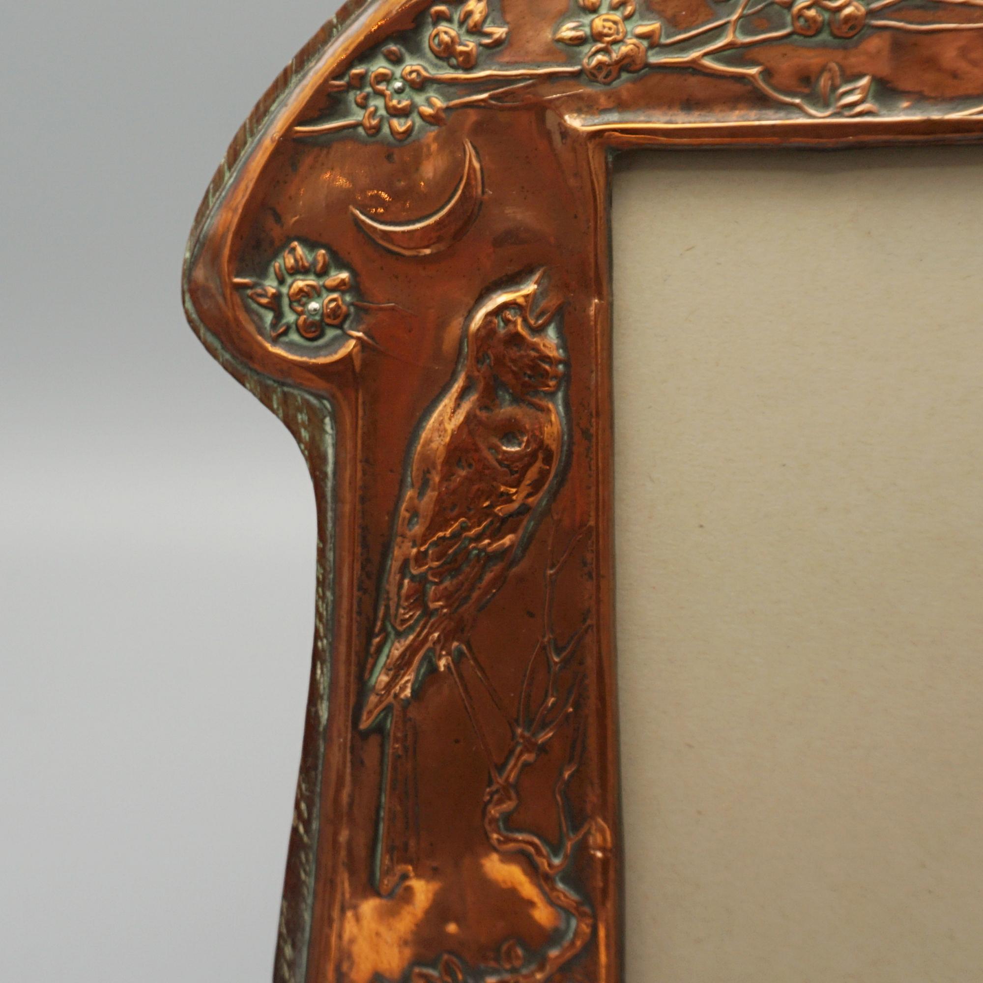 A Pair of Arts & Crafts Copper Picture Frames 4