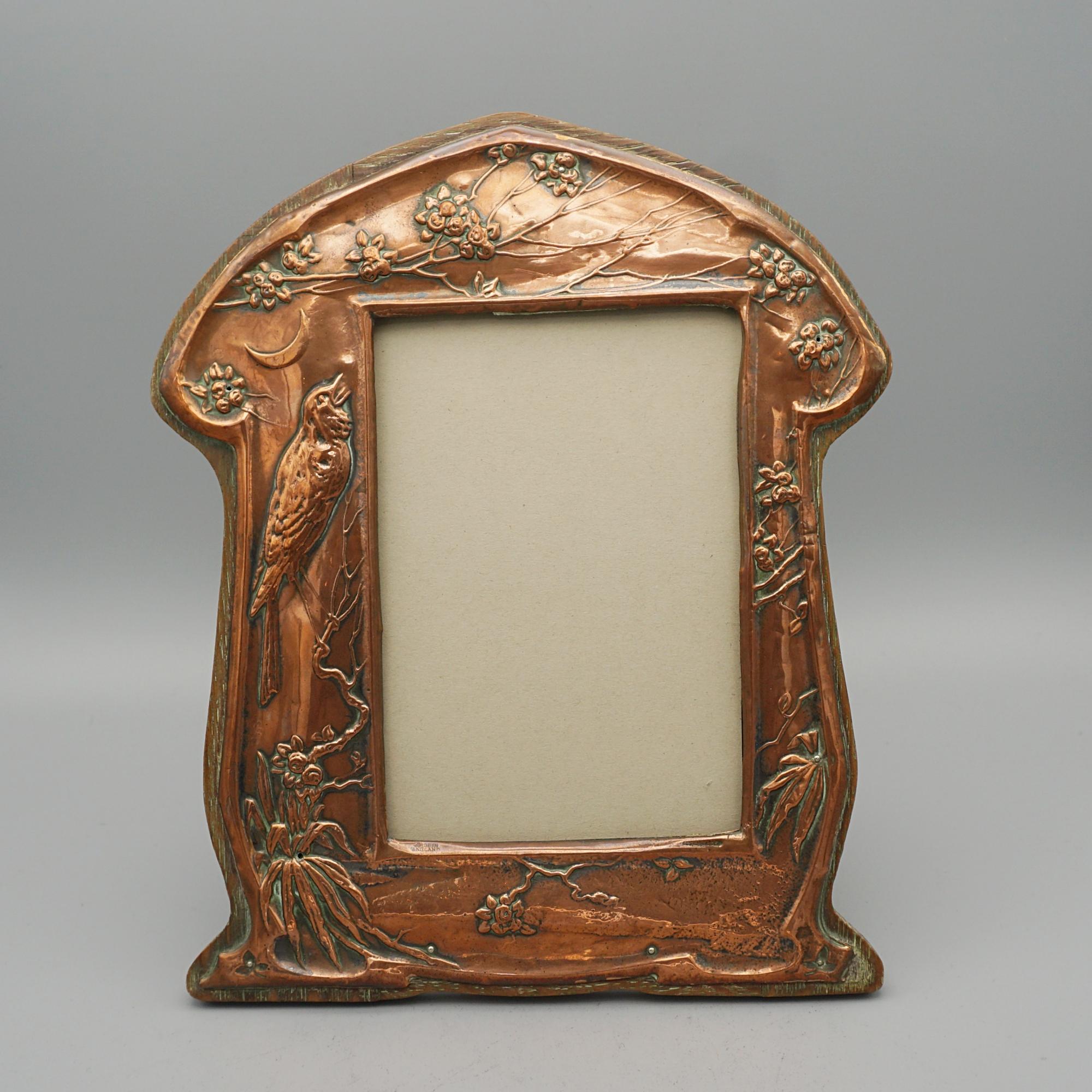 English A Pair of Arts & Crafts Copper Picture Frames