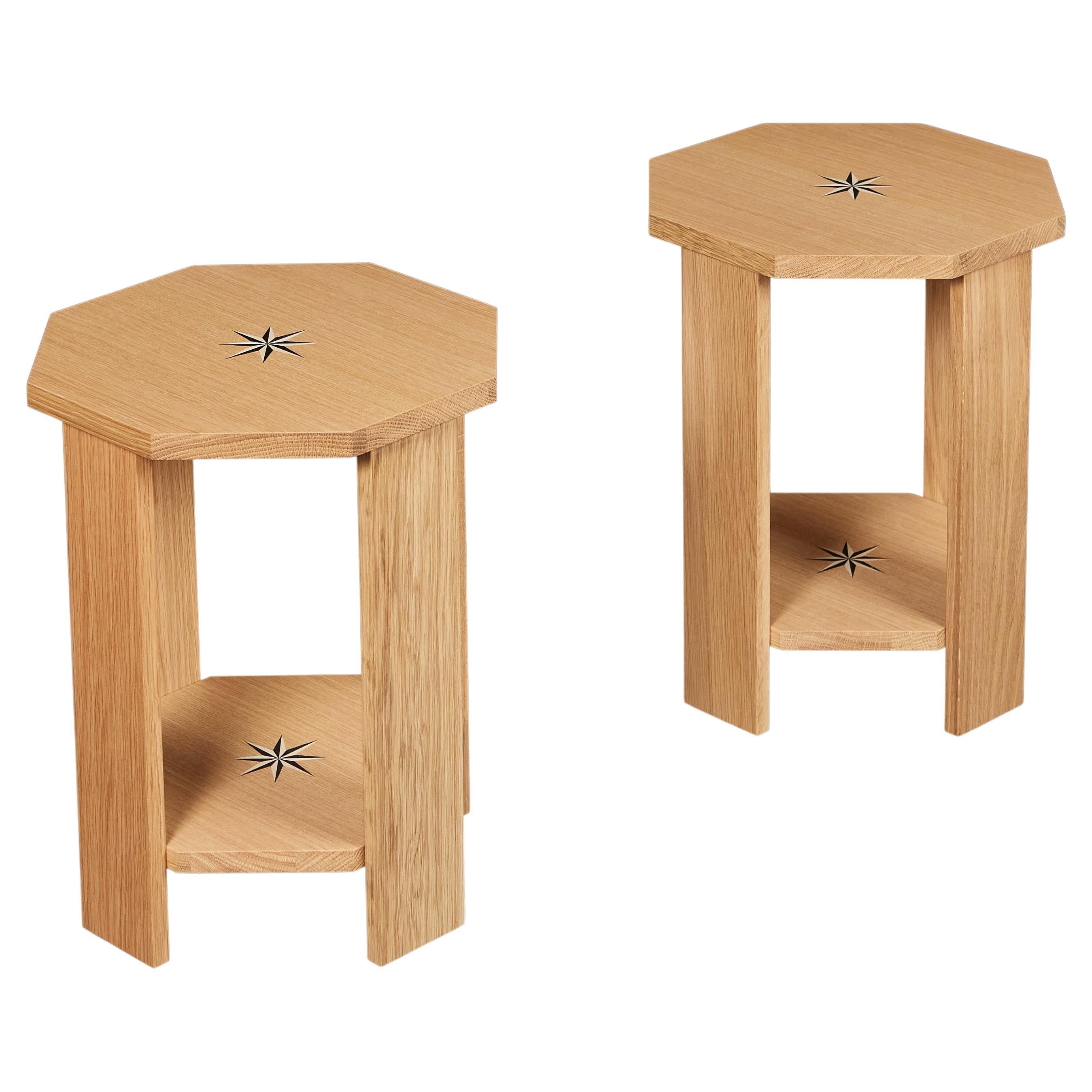 A Pair of Arts & Crafts Side Tables For Sale