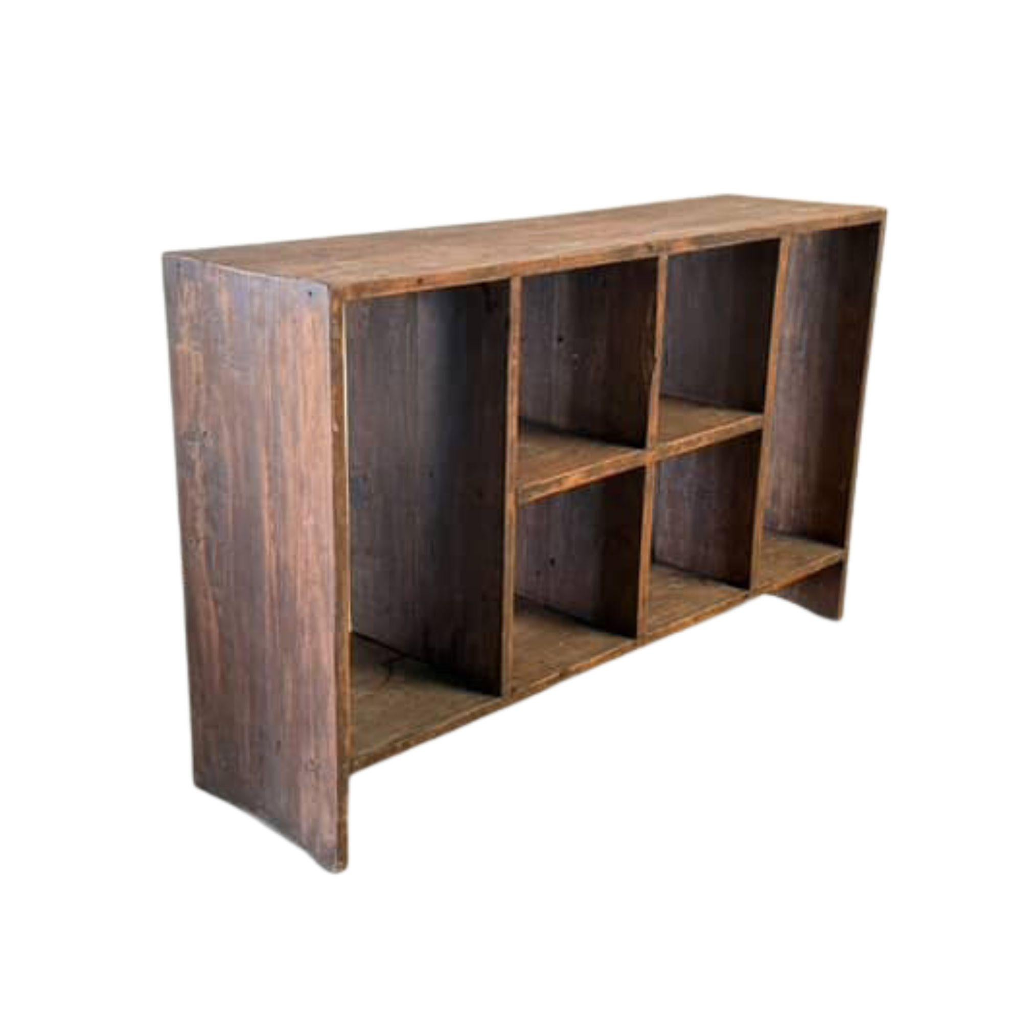 Mid-Century moderno Coppia di autentici scaffali per cartelle Pierre Jeanneret PJ-R-27-A, India, anni '50 in vendita