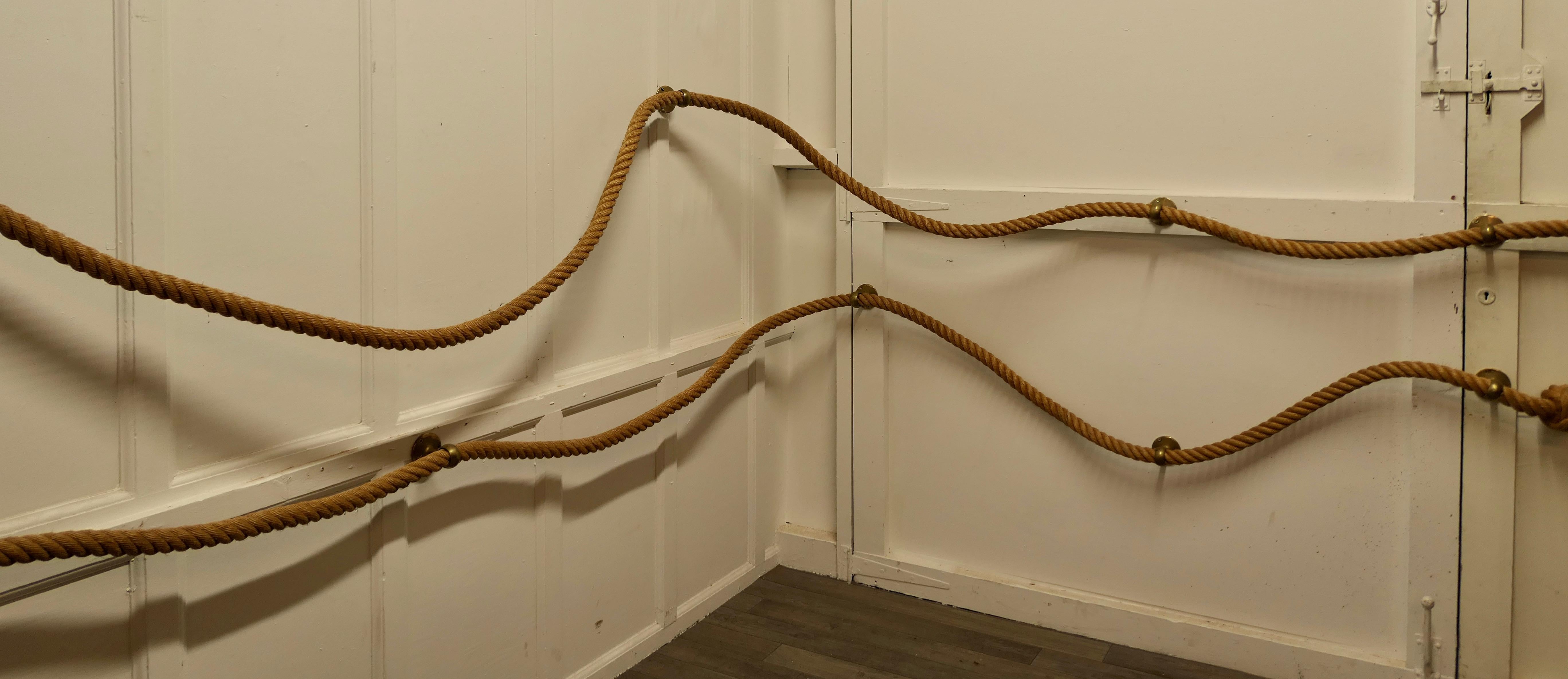 rope handrails for stairs