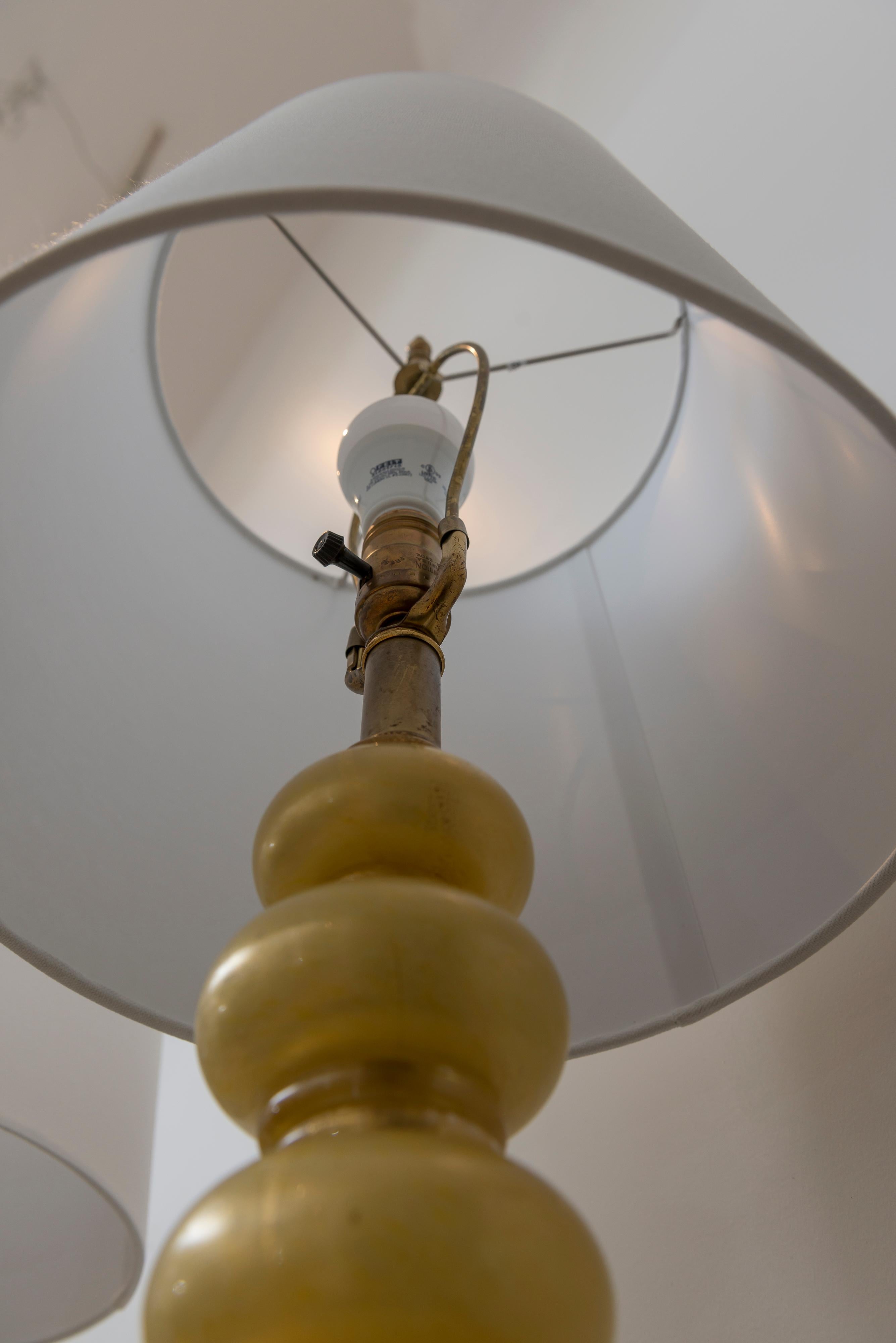 Paar Barovier & Toso Murano-Lampen  im Zustand „Gut“ im Angebot in San Francisco, CA