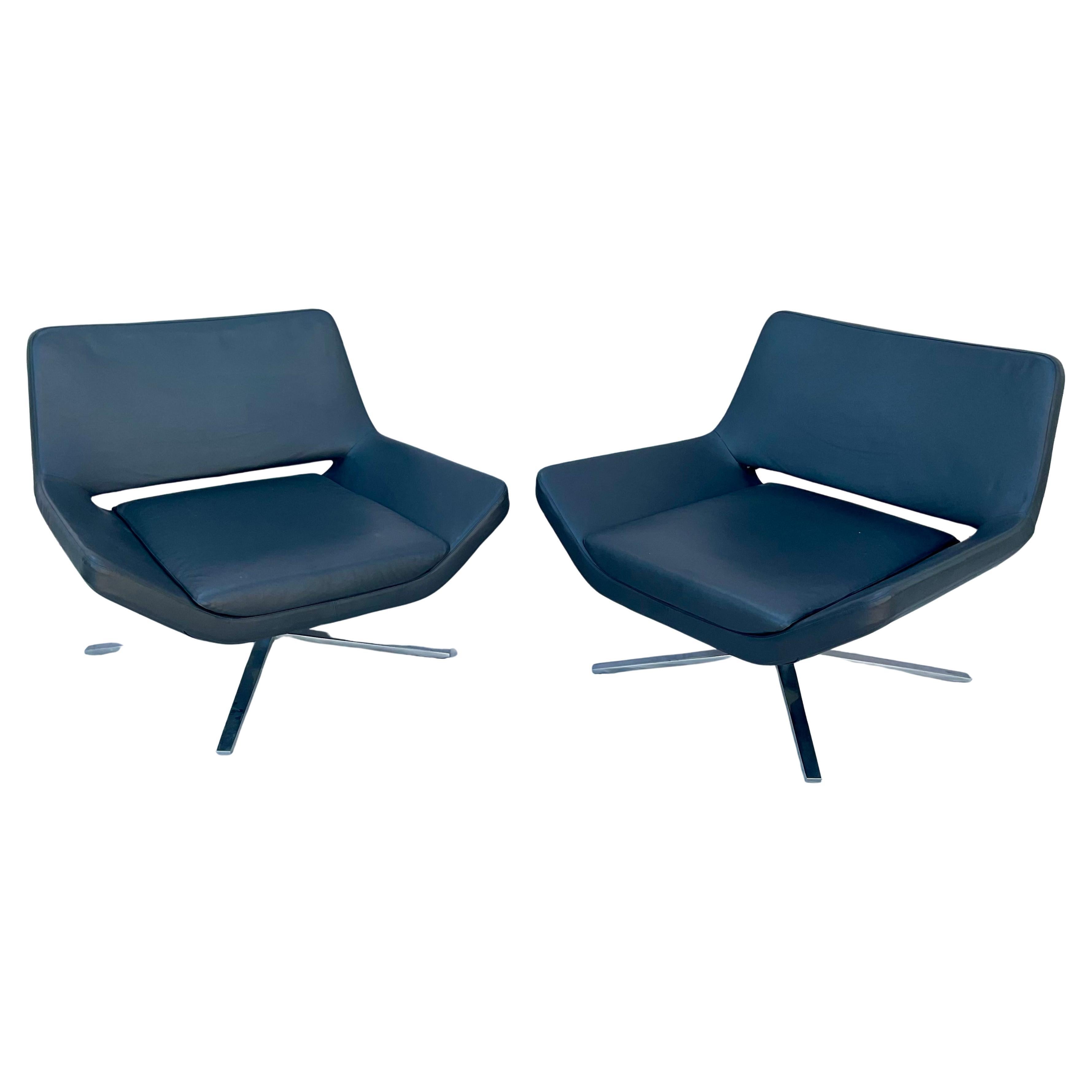 A Pair Of B&B Italia Metropolitan Armchairs