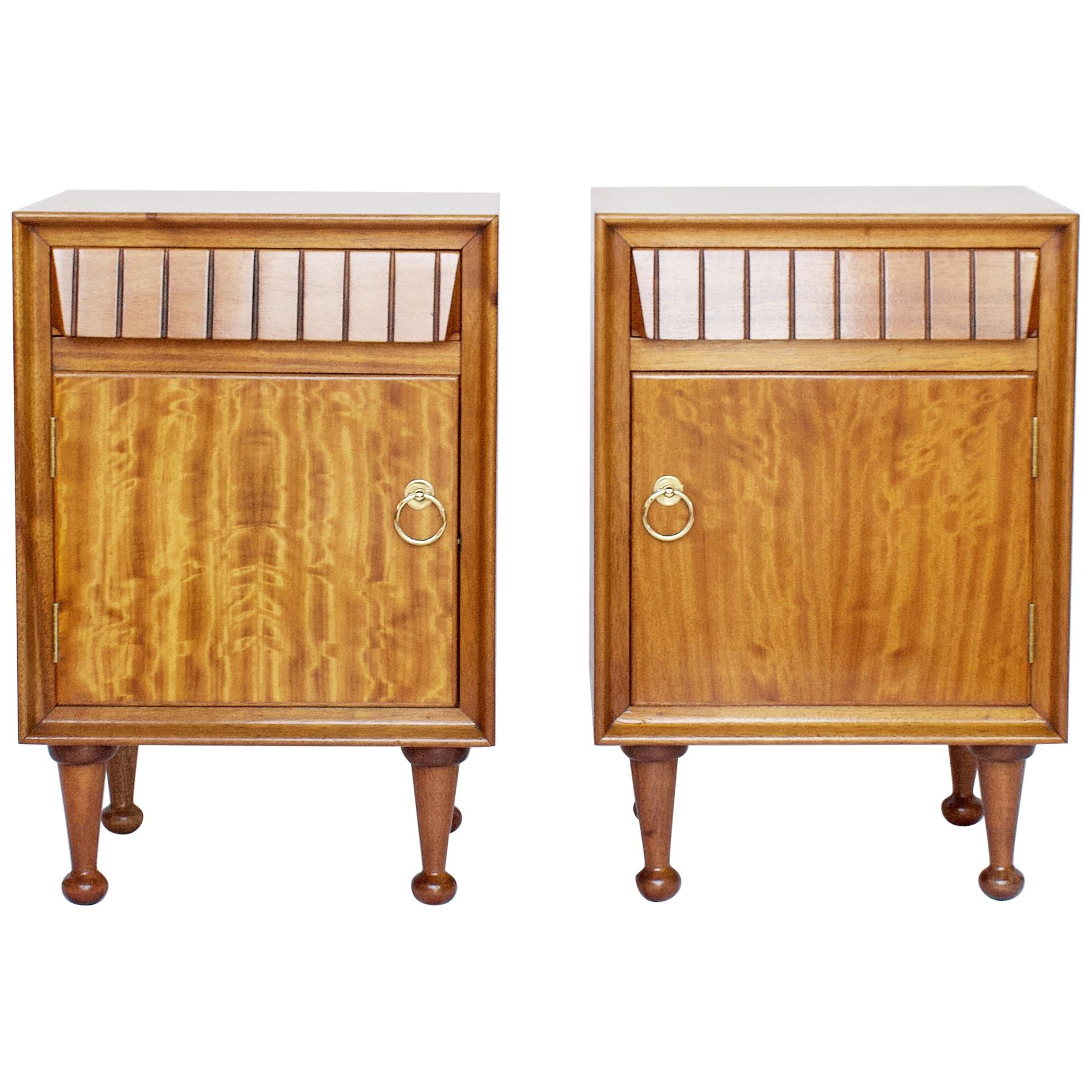Pair of Bedside Cabinets by Heal's of London, circa 1950 