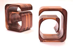 'G' Side Tables in American black walnut by Jonathan Field