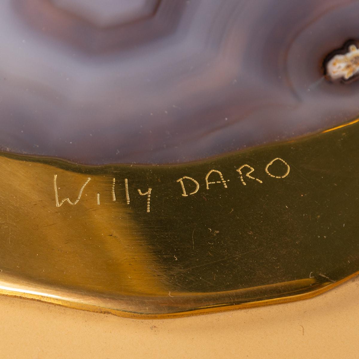 A Pair Of Belgian Lacquered Wood & Agate Side Tables By Willy Daro, c.1970 For Sale 16