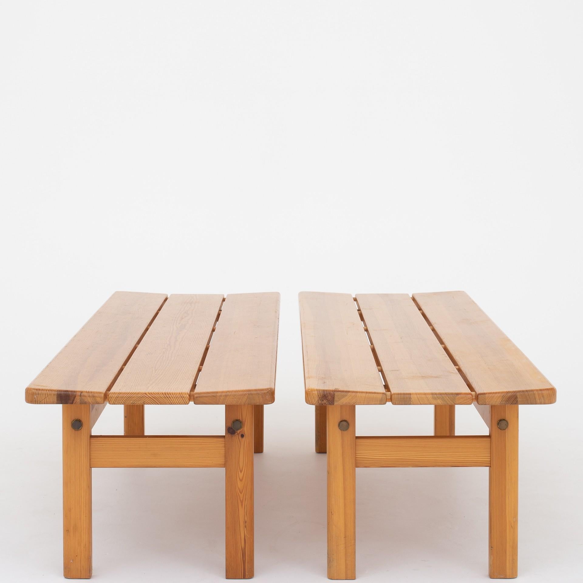 20th Century Pair of Benches by Børge Mogensen.  For Sale