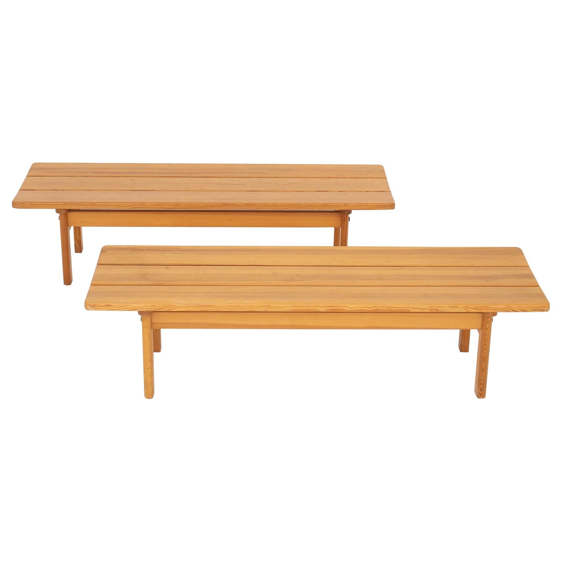 Pair of Benches by Børge Mogensen. 