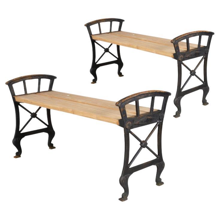 A pair of Benches by Folke Bensow