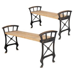 A pair of Benches by Folke Bensow