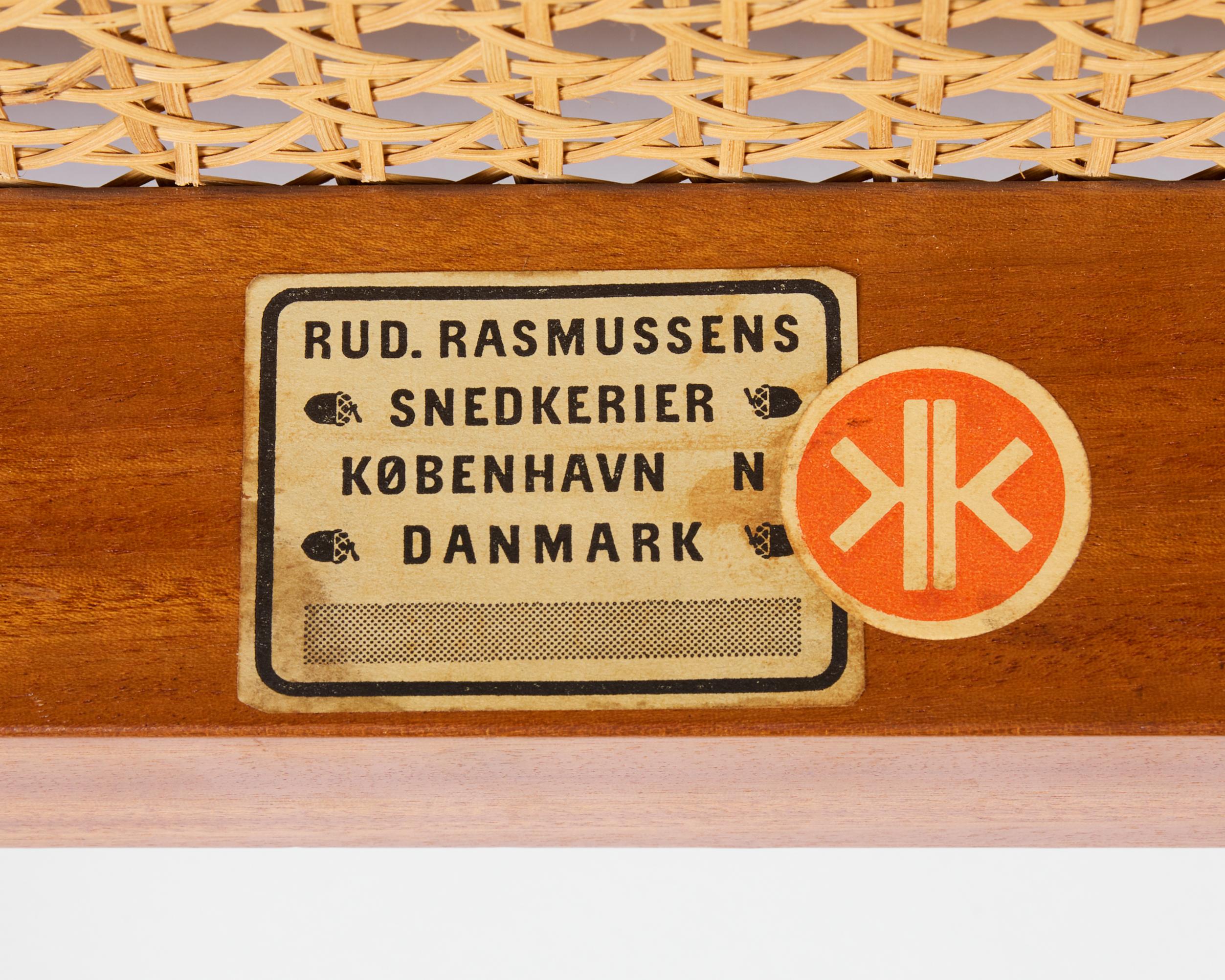 Paire de chaises Bergère conçues par Kaare Klint pour Rud Rasmussen. en vente 6