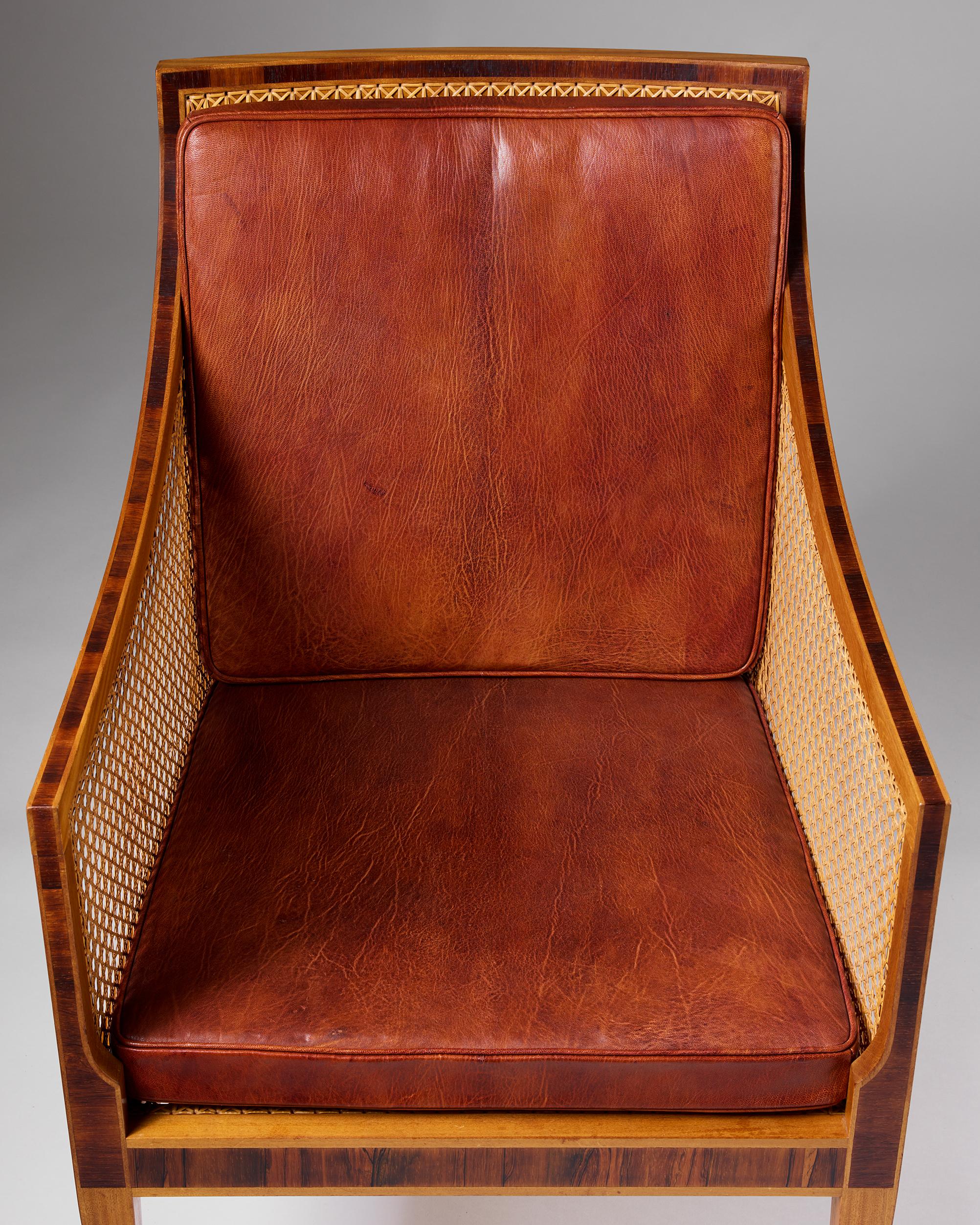 Paire de chaises Bergère conçues par Kaare Klint pour Rud Rasmussen. en vente 7