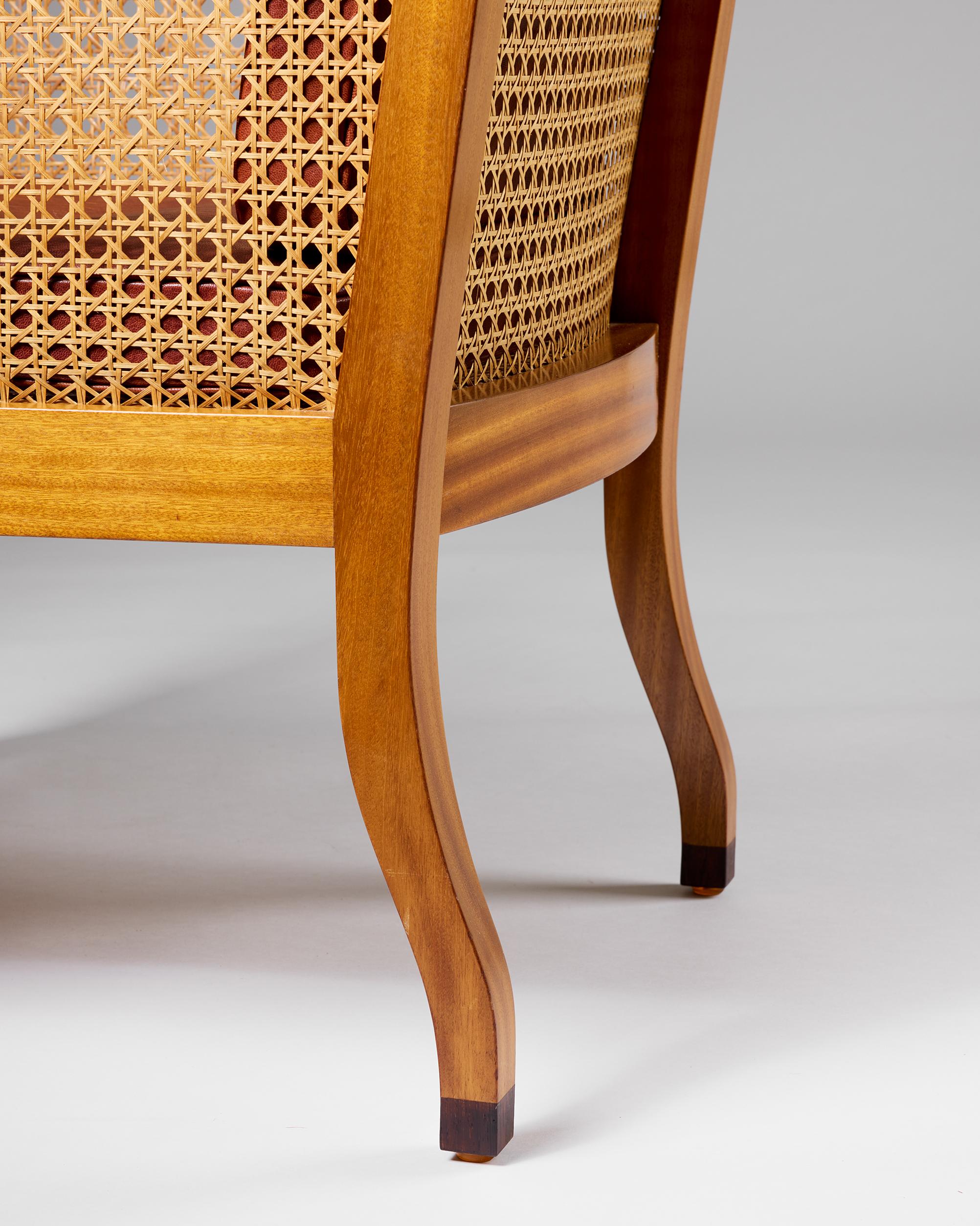 Paire de chaises Bergère conçues par Kaare Klint pour Rud Rasmussen. en vente 9