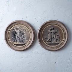 A Pair of Bertel Thorvaldsen Roundels, c.1890