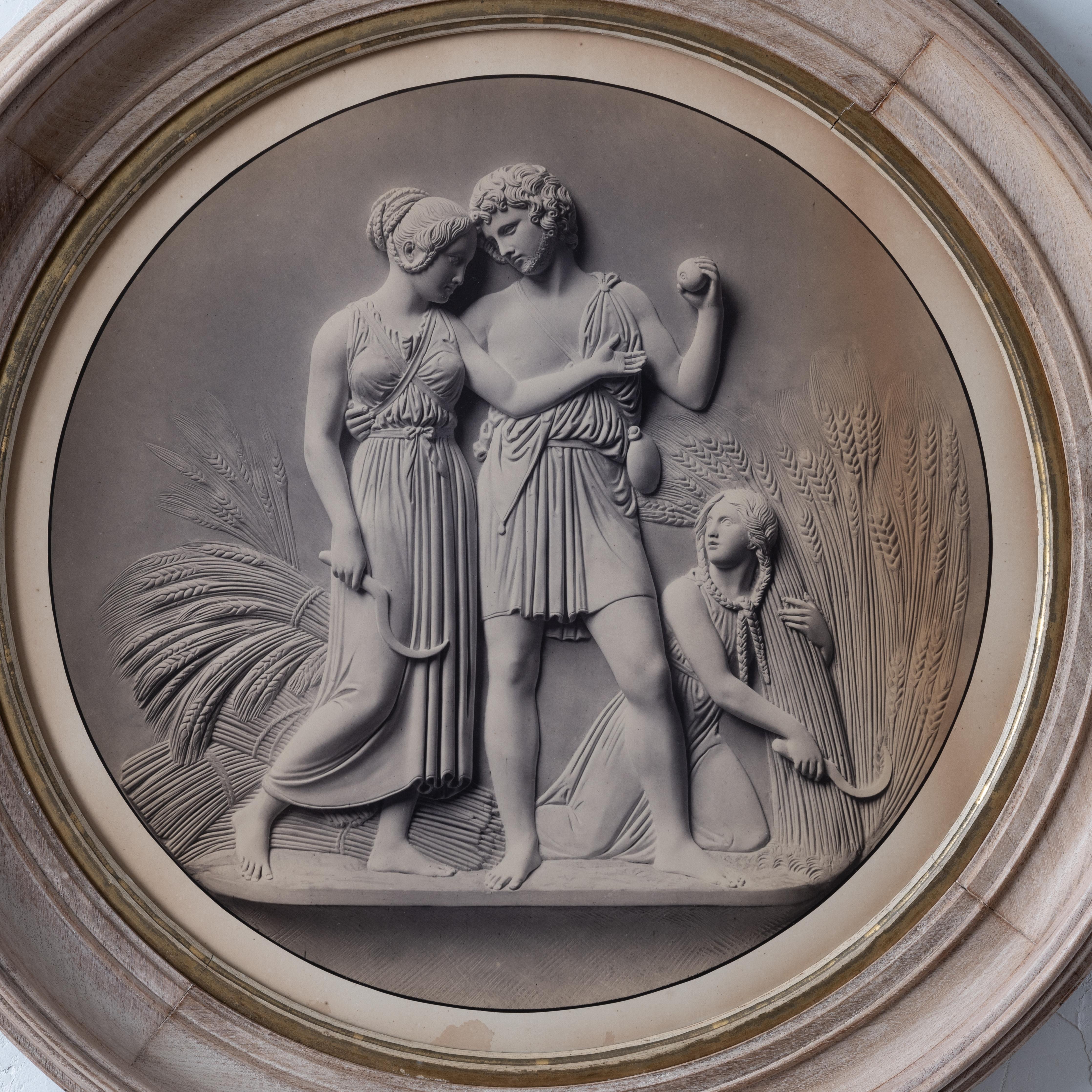 Pareja de medallones de Bertel Thorvaldsen, c.1890 Fines del siglo XIX en venta