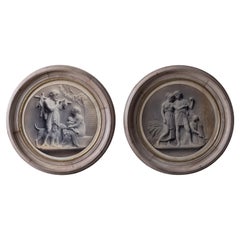Coppia di tondi di Bertel Thorvaldsen, C.C. 1890