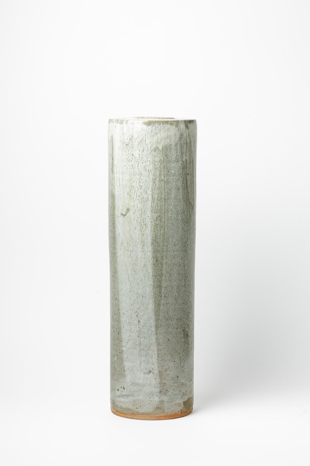 Paire de grands vases en céramique de Robert The Theaud, vers 1970-1980 3