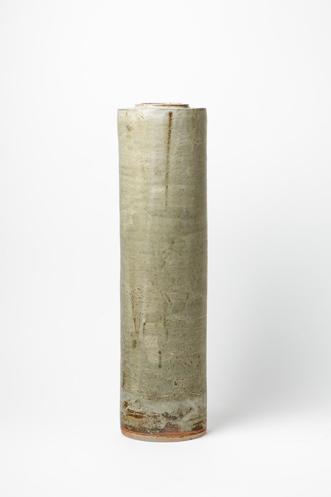 Paire de grands vases en céramique de Robert The Theaud, vers 1970-1980 2