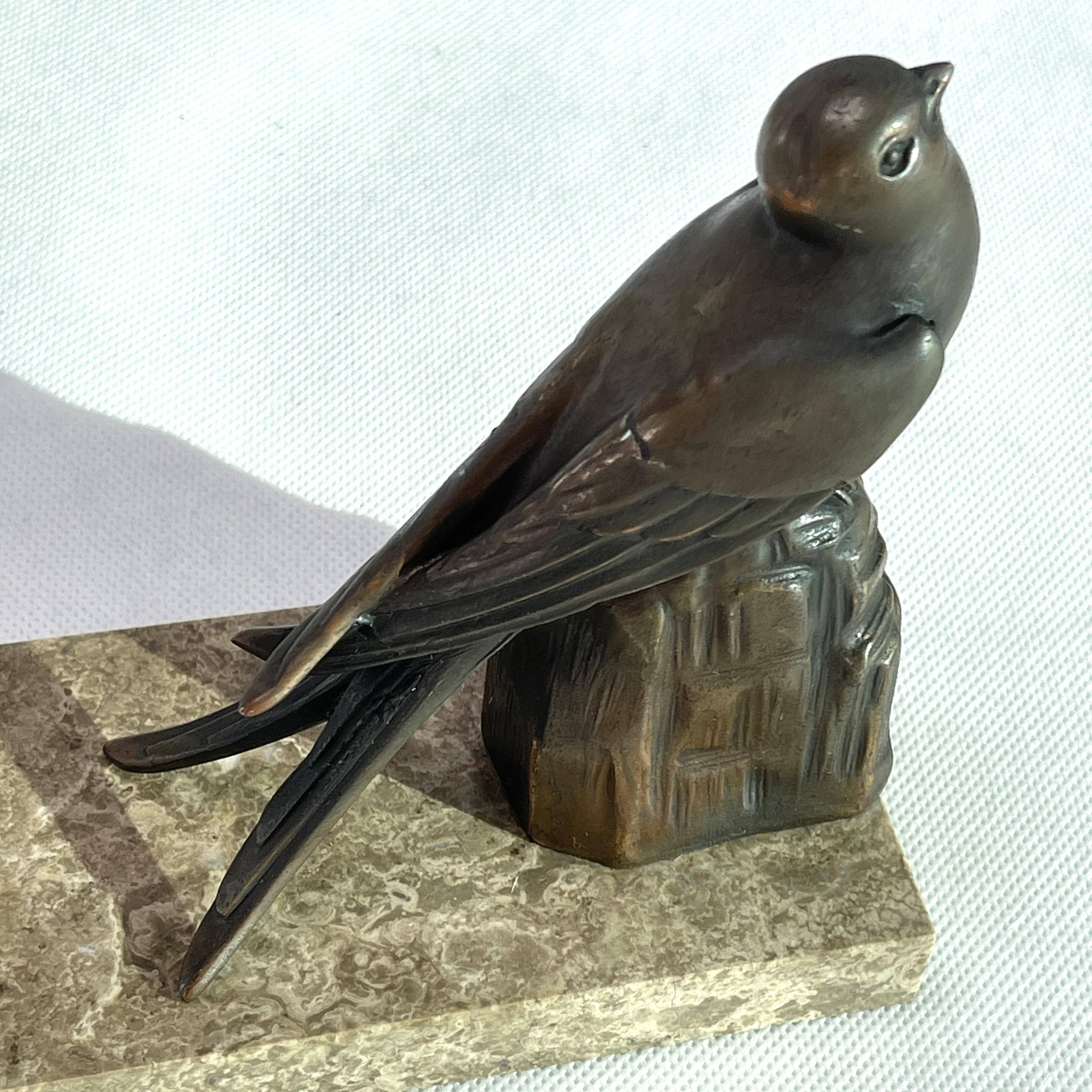 Mid-20th Century a pair of bird bookends ART DECO, 1930s For Sale