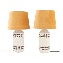 Table lamps by Bitossi a pair Italy, 1970