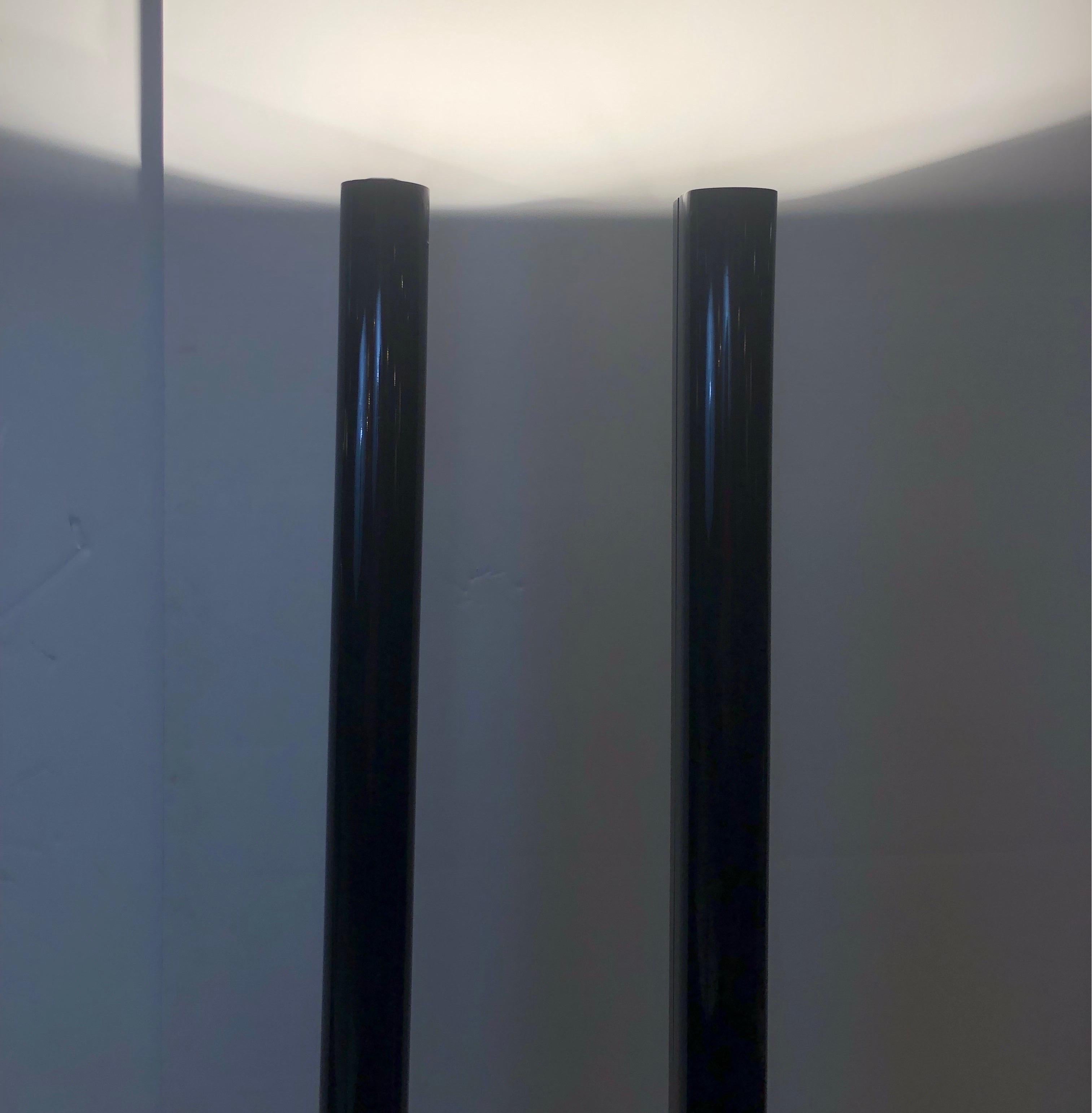 Pair of Black Megaron Lamps by Gianfranco Frattini for Artemide  For Sale 10