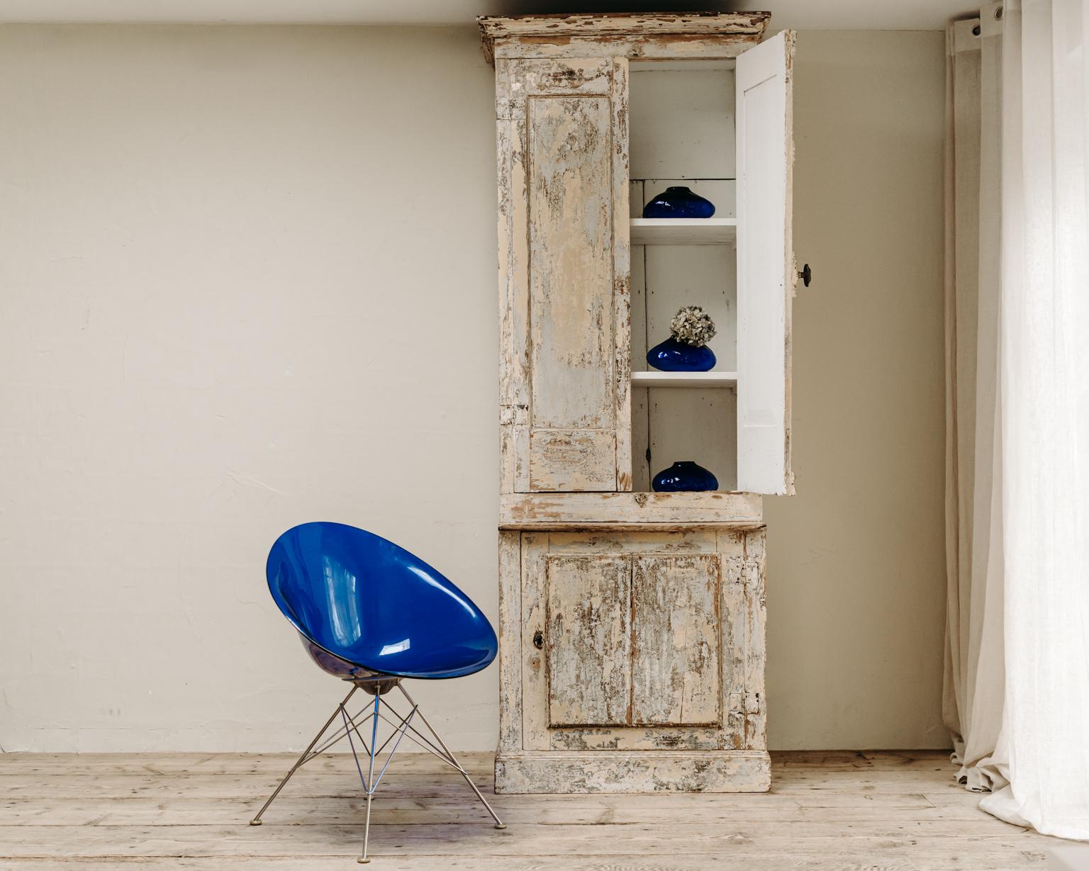 20ième siècle Paire de chaises Ero en plexiglas bleu de Philippe Starck pour Kartell en vente