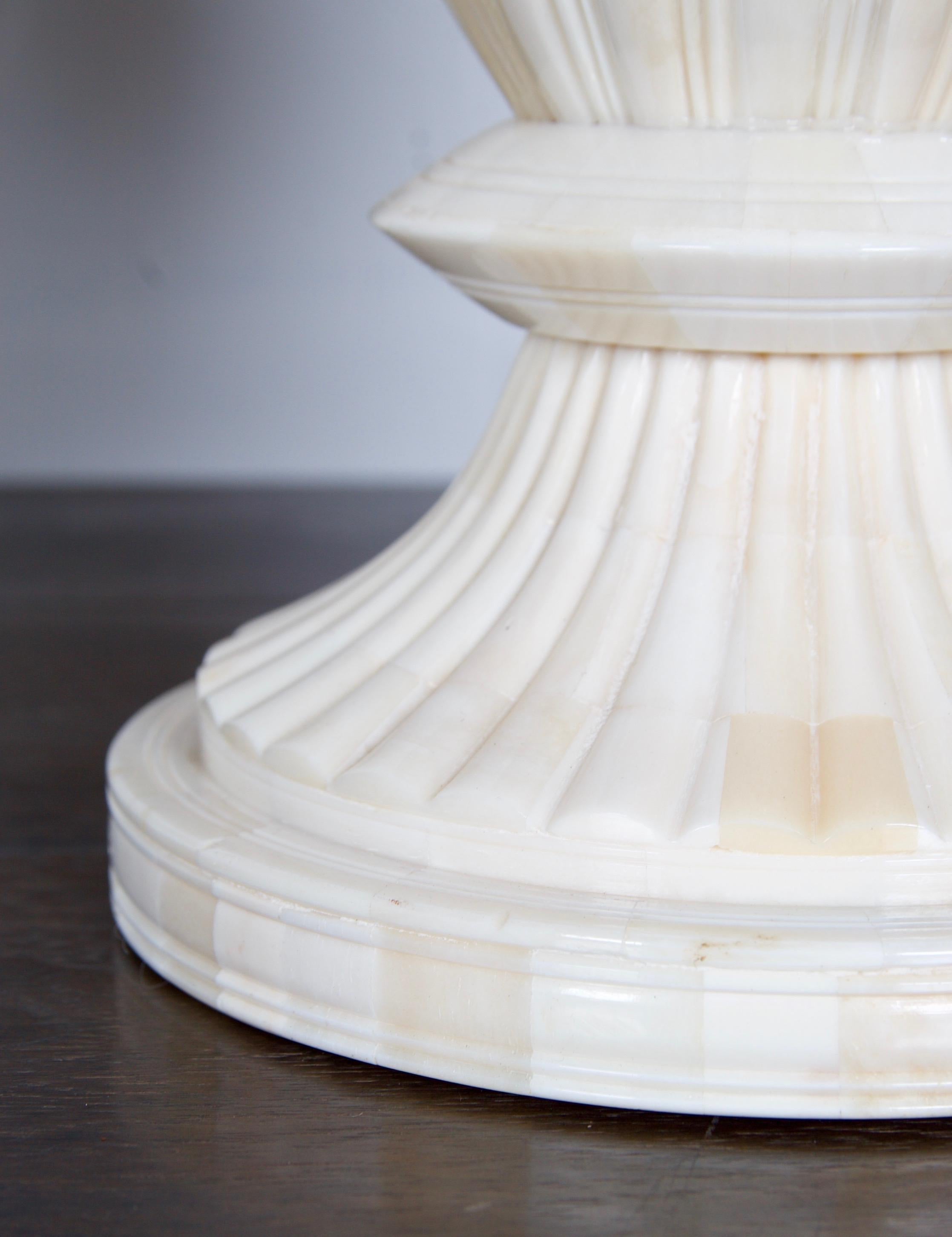 A pair of Bone Inlay Table Lamps 3