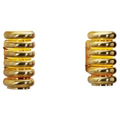 A Pair of Brass Wall Lamps by Kai Ruokonen for Lynx Ltd, Finland 1970s