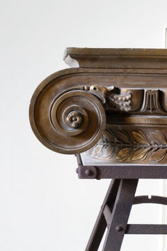 A Pair of Bronze 19th Century Composite Order Capitals
