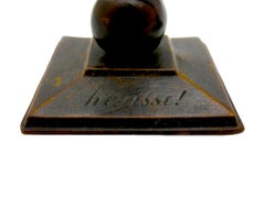 A Pair of Bronze Anti-Semitic Candlesticks, Vienna circa 1880