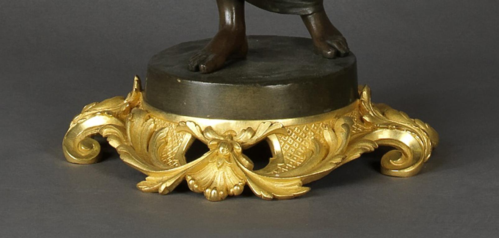 XIXe siècle Paire de candélabres figuratifs en bronze de Charles Cumberworth, vers 1850 en vente