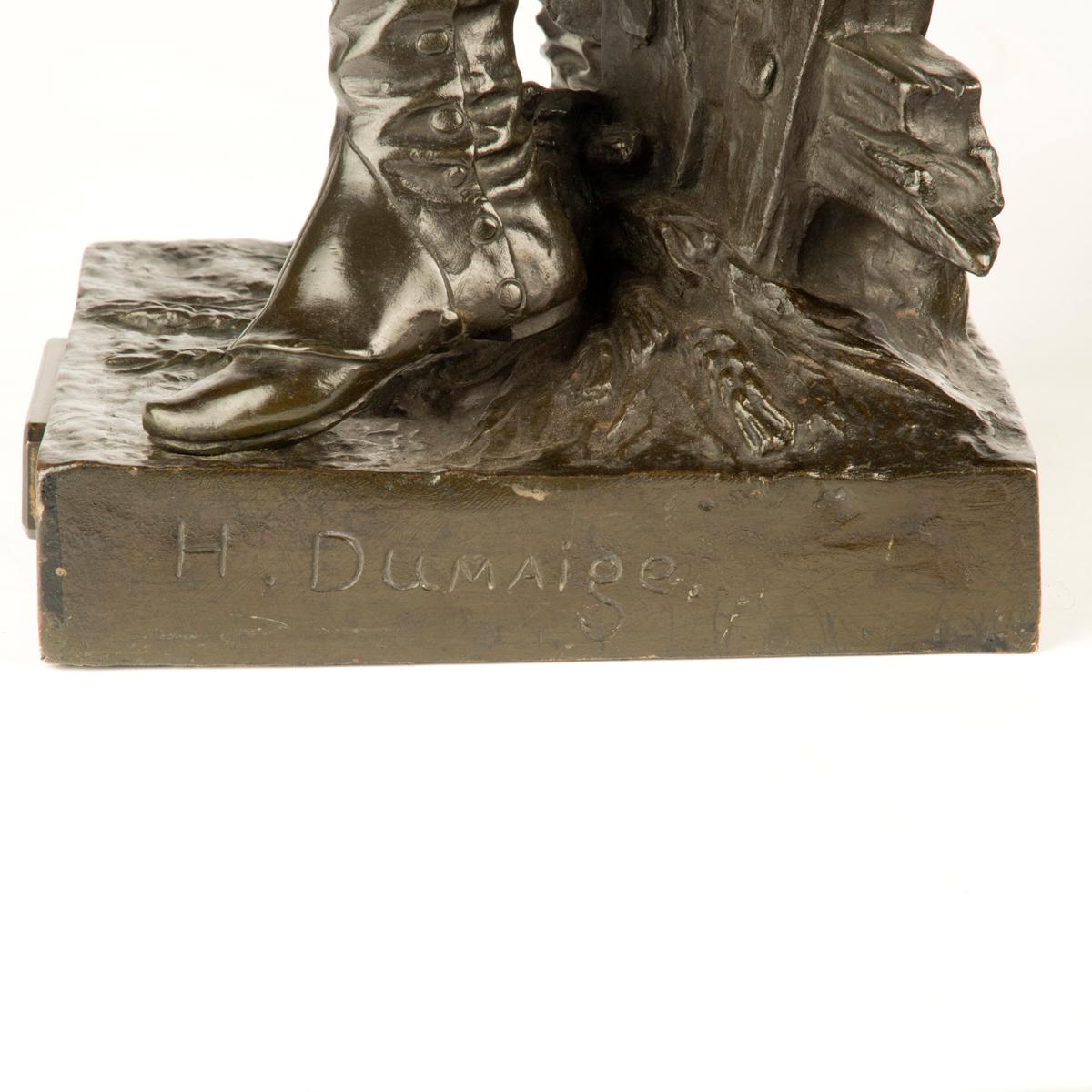 French Pair of Bronze Figures Entitled ‘Avant Le Combat’ and ‘Après Le Combat’ For Sale