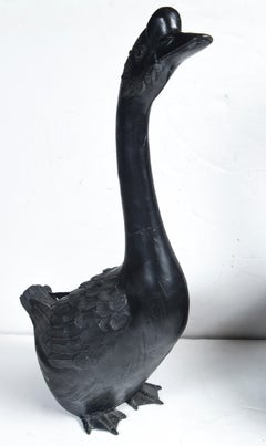 Pair of Bronze Geese