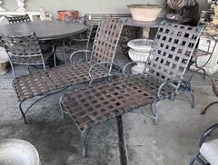 A Pair of Brown Jordan 'Roma' Chaise Lounges