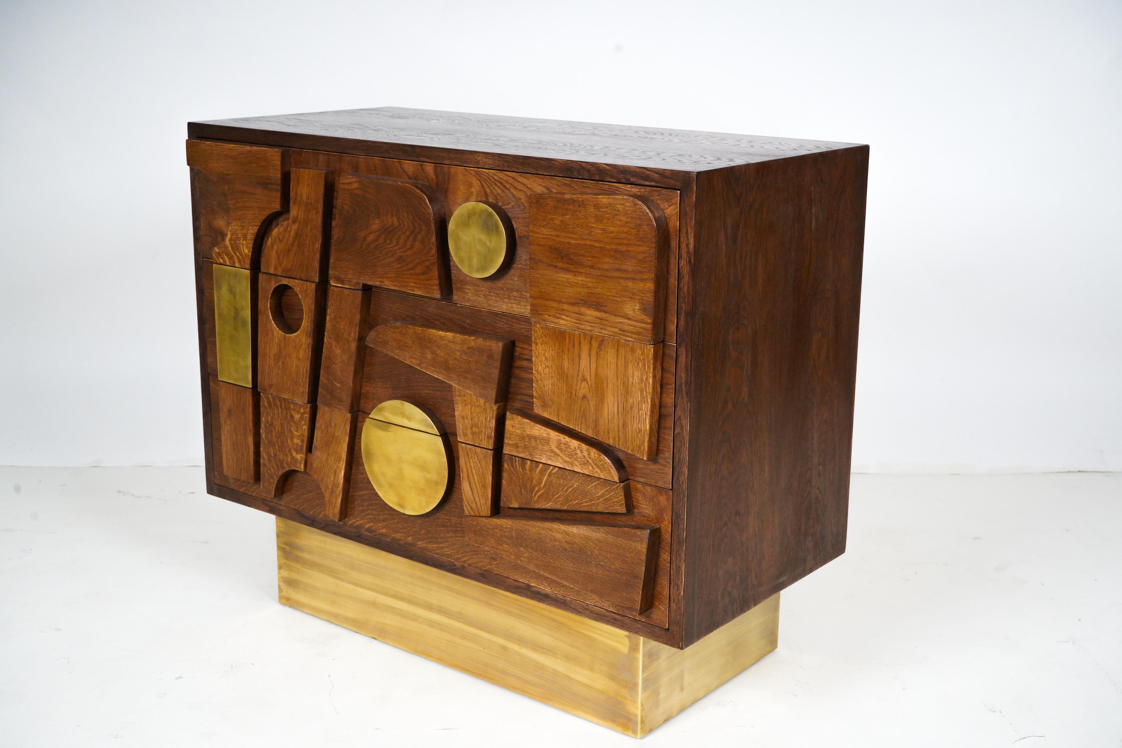 Pair of Brutalist Side Chests 2