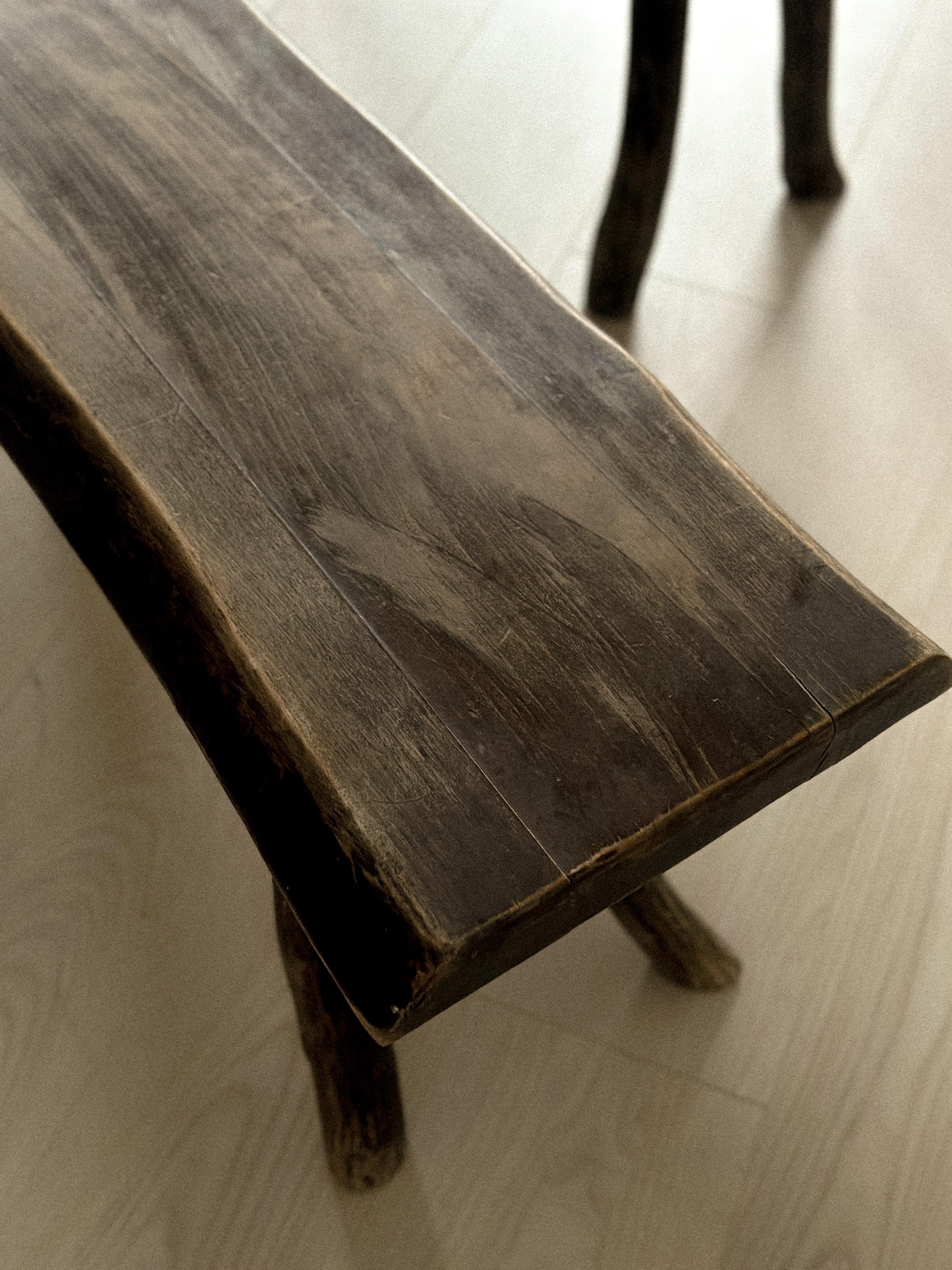 Coppia di panche Wabi Sabi brutaliste, Francia, anni '60 circa In condizioni buone in vendita a Hønefoss, 30