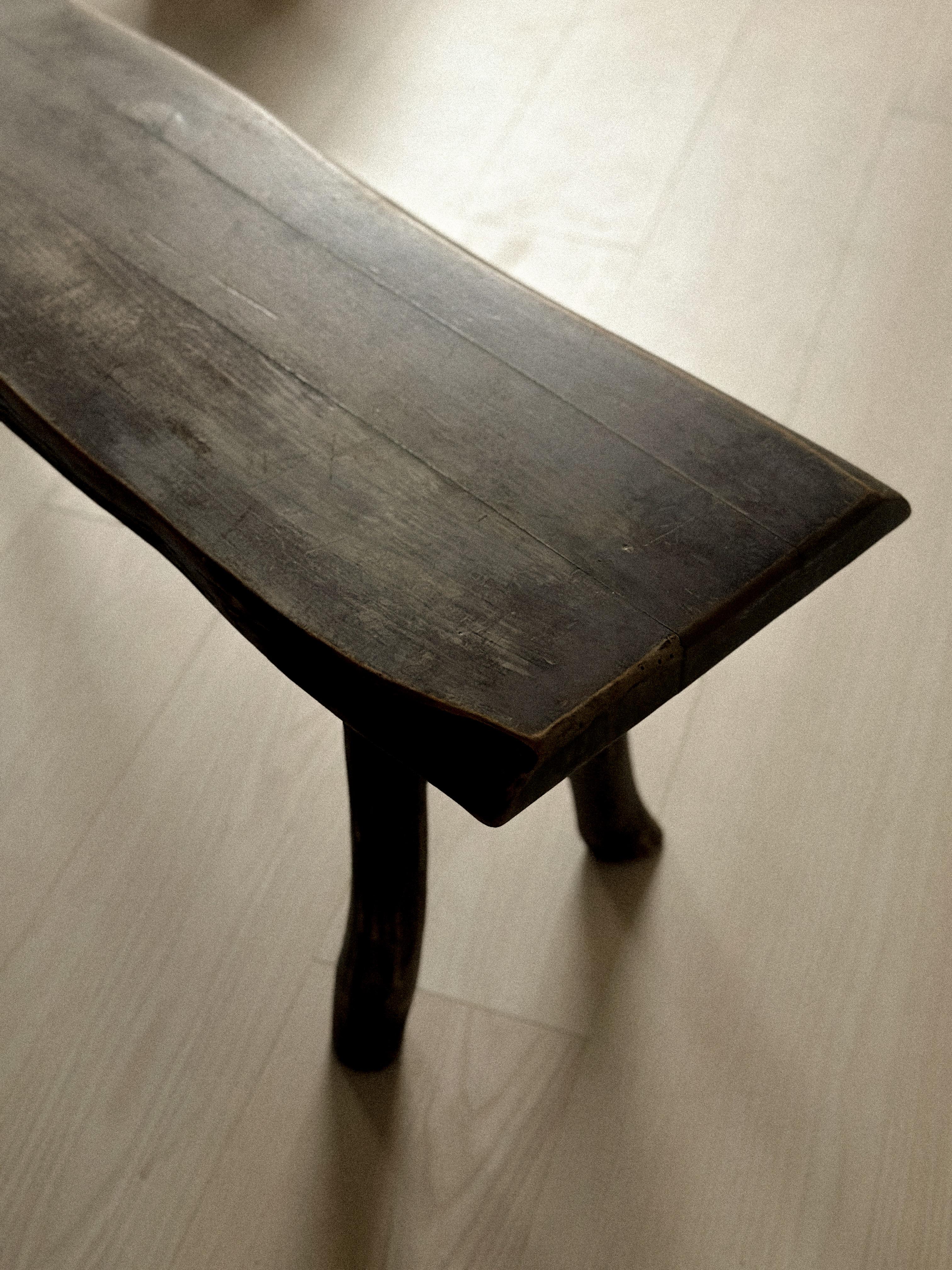 XX secolo Coppia di panche Wabi Sabi brutaliste, Francia, anni '60 circa in vendita