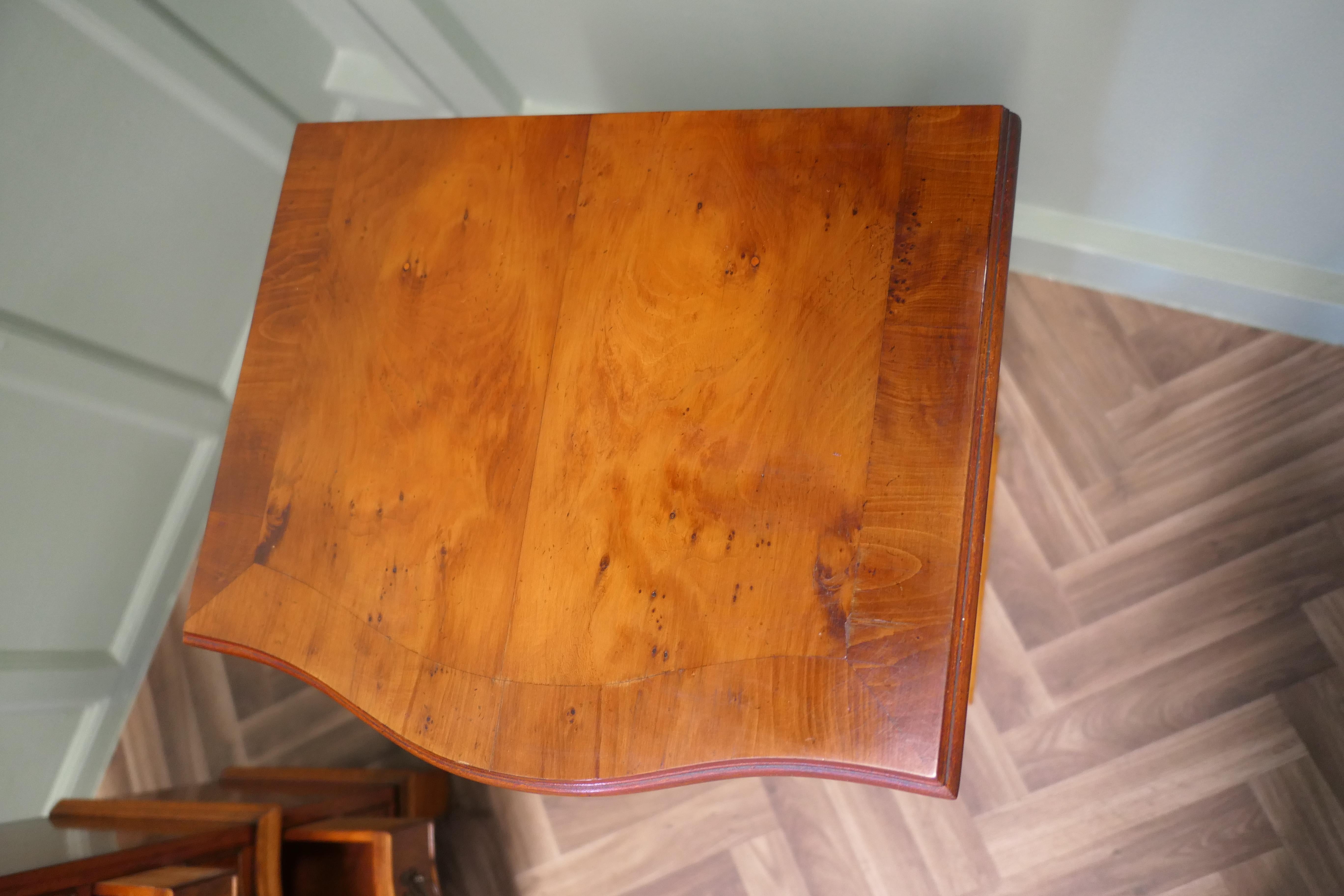 A Pair of Bur Yew Chest of Drawers  These are wonderful little chests For Sale 2