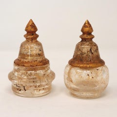 A Pair of Burmese Rock Crystal Reliquaries