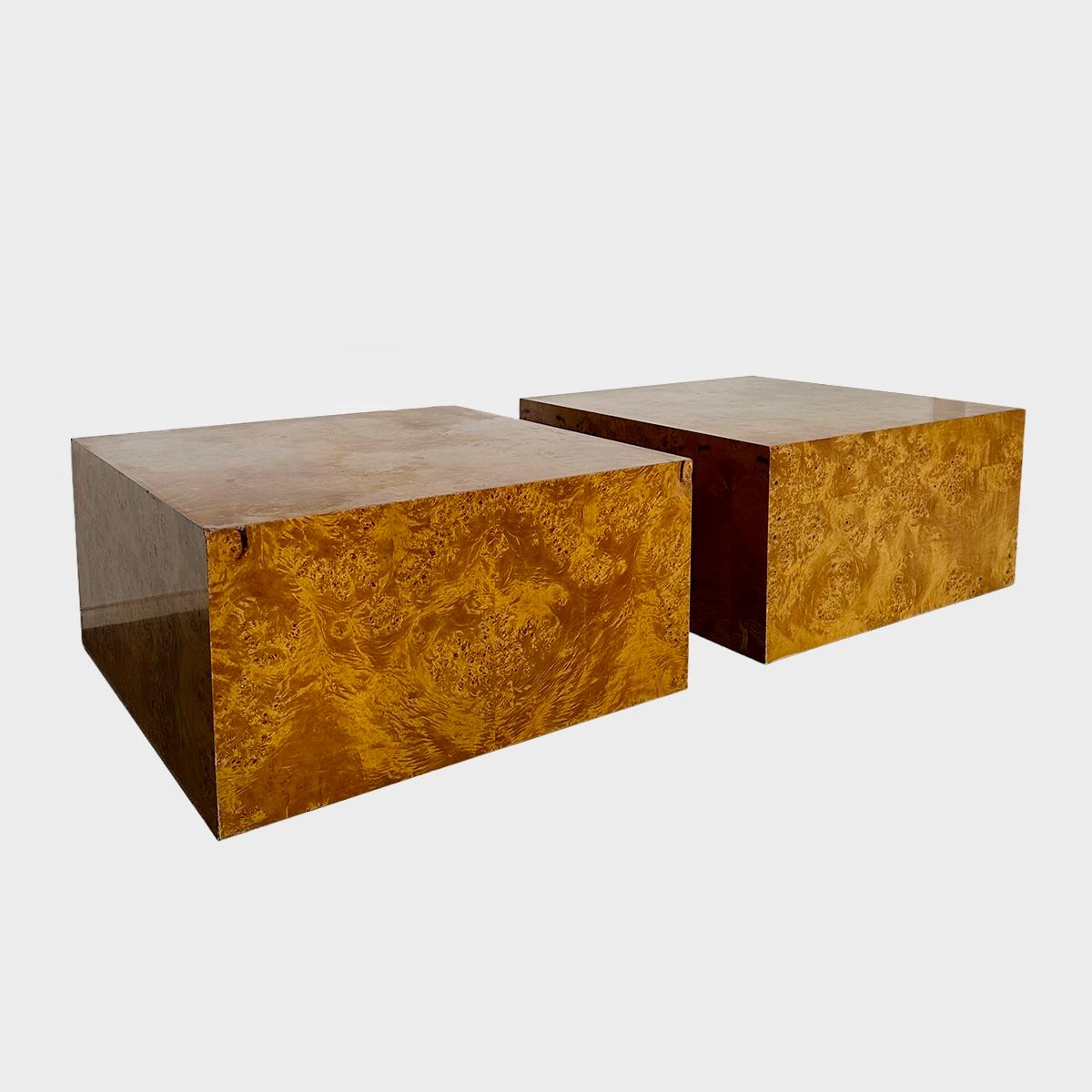 Ein Paar Beistelltische oder Beistelltische aus Wurzelholz von Roche Bobois im Zustand „Gut“ im Angebot in London, GB