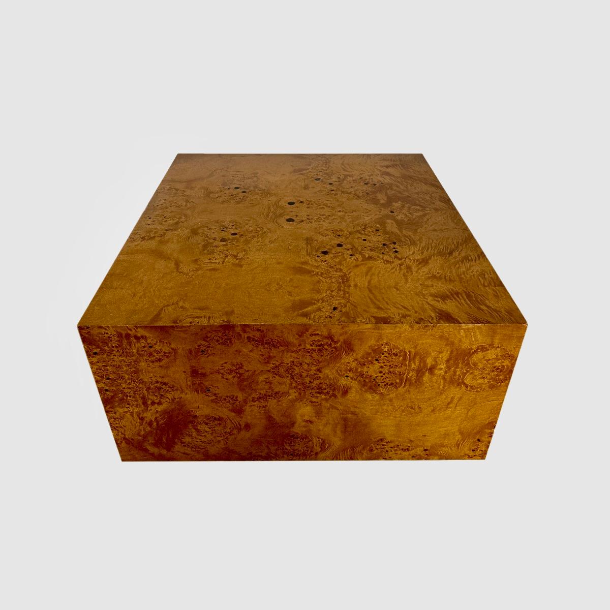 Ein Paar Beistelltische oder Beistelltische aus Wurzelholz von Roche Bobois (Ulmenholz) im Angebot