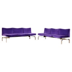 A Pair of Butterfly Sofas Attributed to Maison Jansen