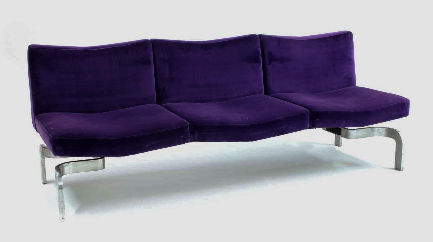 A Pair of Butterfly Sofas Attributed to Maison Jansen In Fair Condition For Sale In Greenwich, CT