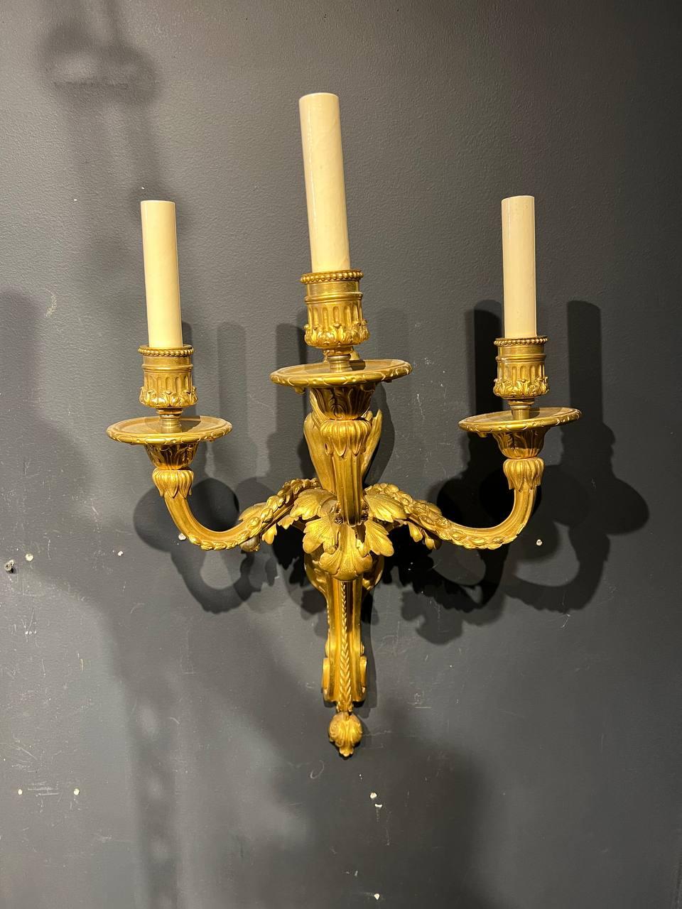 Early 20th Century Pair of Caldwell 1900 Sconces