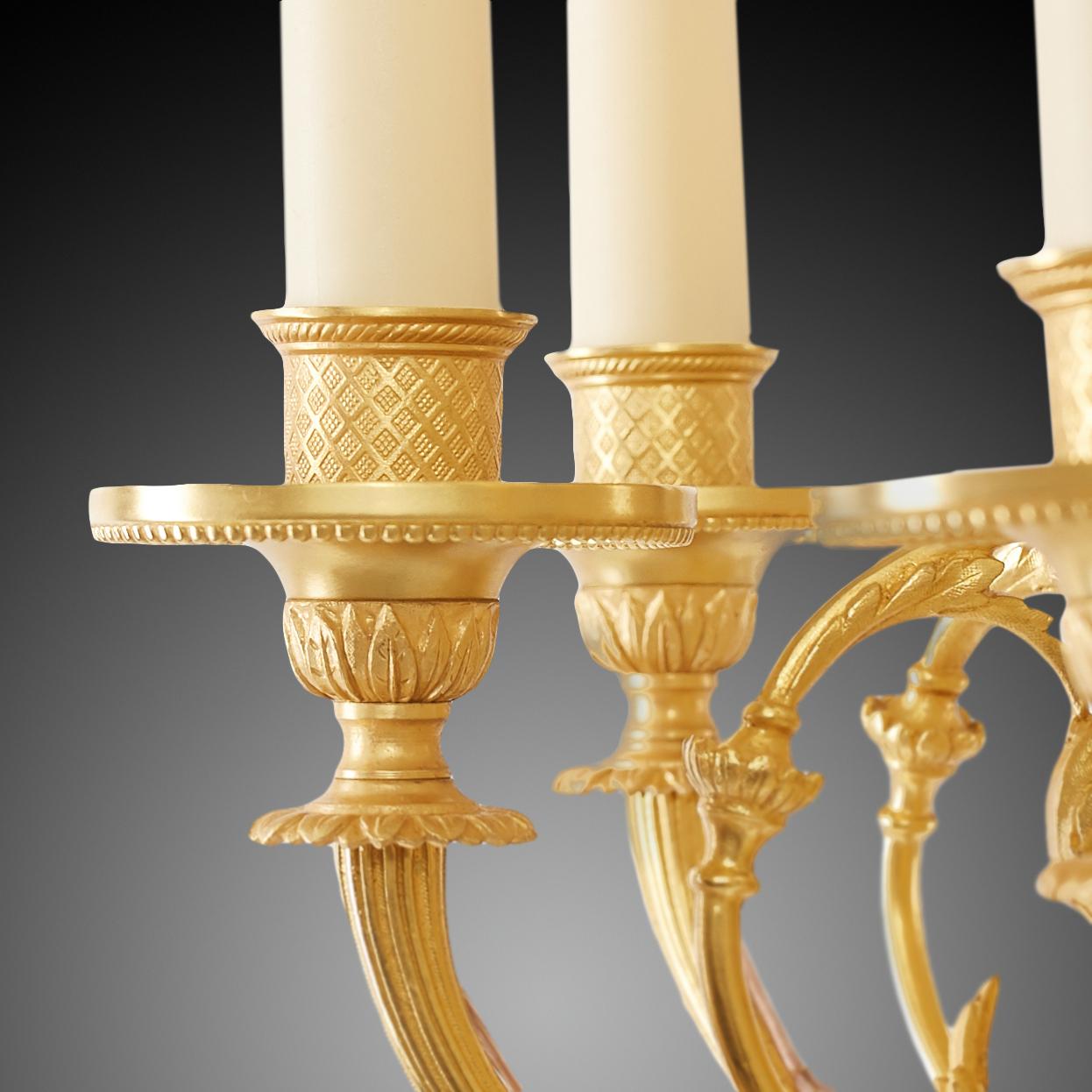 Pair of Candelabra 19th Century Louis-Philippe For Sale 5